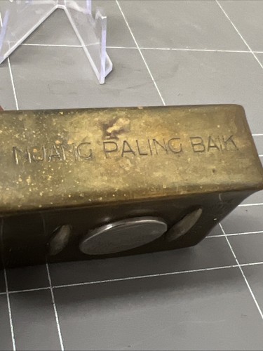 MALAYA TOBACCO NJANG PALING BAIK TEMBACO VAN NELLE MATCHBOX WW2 TRENCH ART SMOKE - Picture 4 of 8