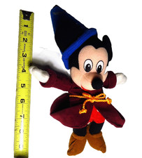Disney Store Fantasia Sorcerer 2000 Mickey Bean Bag Plush 8  Vintage