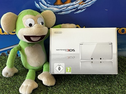 Nintendo 3DS Game Console System ICE WHITE ARCTIQUE NEUVE NEW SEALED PAL NIEUW - Afbeelding 1 van 18