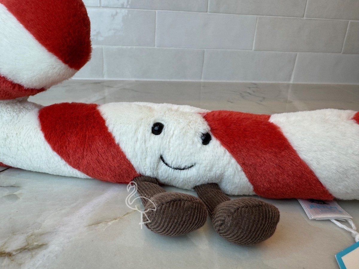 Jellycat Amuseable Candy Cane Small - NWT New w Tags - Holiday
