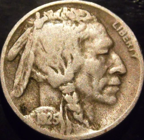 1925-D Buffalo Nickel Choice Original VG/Fine
