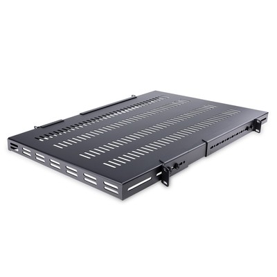 StarTech.com 1 HE 19'' verstellbar belüftet Rackmontage Regal Schwerlast fester Server