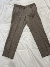 Vintage Men’s Pleated Pants - Made In USA - 36x29 - Tollegno 1900