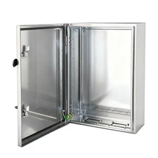 Electrical Enclosure 24x24x12, 304 Stainless Steel Enclosure, IP66 Metal Box