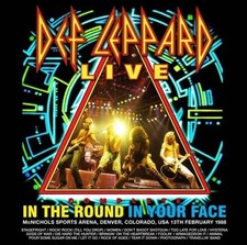 DEF LEPPARD / COMPLETE IN THE ROUND IN YOUR FACE 1988 2CD
