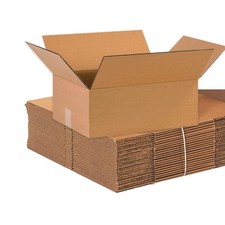 16 x 12 x 6 Corrugated Cardboard Boxes, Flat 16"L x 12"W x 6"H, Pack of 25  ...