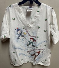 Christmas Scrub Top