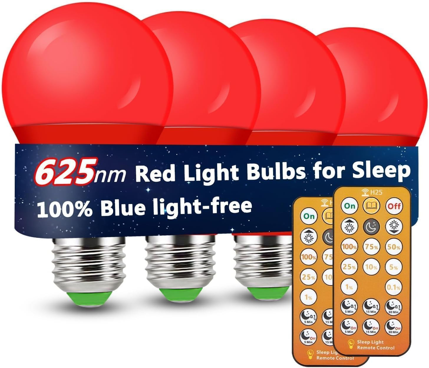 For Sleep With Remote Control, E26 Led Blue Light Blocking A