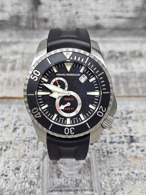 *Rare* Girard-Perregaux Sea Hawk Pro II 1000M Black Dial Auto Watch 49950 44mm