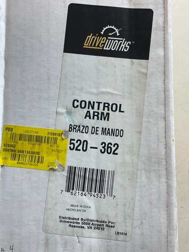520363 Drive Works LOWER Control Arm xref. Dorman # 520-362 ; FRONT / REAR - Picture 4 of 4