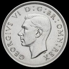 1937 George VI Coronation Silver Crown, G/EF