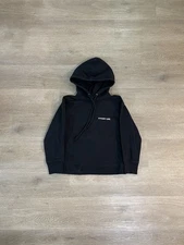 Helmut Lang Black Pullover Hoodie Size Men Small Minimalist Preppy