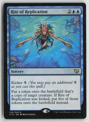 Rite of Replication Lightly Played Commander 2015 Magic: The Gathering