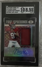 2023 Panini Chronicles Bryce Young RC Auto First Impressions Draft Picks /49 RPA