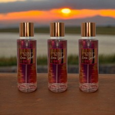 Victoria's Secret LOVE SPELL HEAT Fragrance Mist 8.4 fl.oz. Lot Of 3