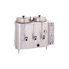 Curtis URN-600-20 Coffee Urn Brewer, Electric, Twin Station, 6 Gallon Capacity