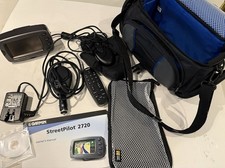 Garmin StreetPilot 2720 GPS Navigator Bundle Car Kit Remote Case Tested