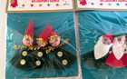 Vtg Kitschy Kmart Santa Elf Christmas Tie On Ornaments Decorations NOS Lot (H3) — photo 5