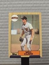 1987 WILL CLARK Topps #420 ROOKIE CARD! #420! MINT CONDITION!!!