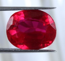 Natural 6.90 Ct Utah Beryl Bixbite Red Emerald Oval Gemstone Certified