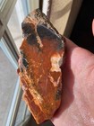 Lavic jasper agate slab beautiful red black white extra thick cabbing rough — photo 10