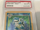 1999 Pokemon Blastoise Card - Base Set - HOLO #2 PSA RATED 8 WOTC