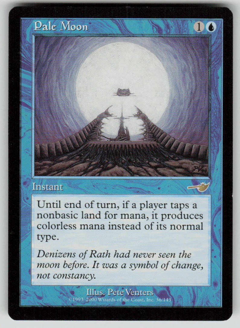 Pale Moon 36 R Nemesis Magic: The Gathering
