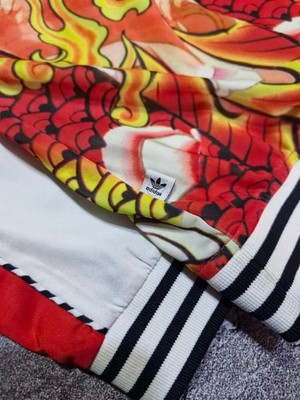 【タグ付き】 Rita Oraコラボ ドラゴントラックジャケットM Vintage Adidas x Rita Ora Y2K Dragon Print Track Top Jacket Women