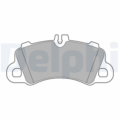 DELPHI LP3639 Bremsbelagsatz, Scheibenbremse für FORD,PORSCHE