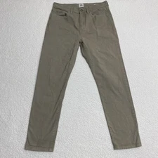 Flint and Tinder 365 Pants Mens 32x30 Brown Tapered Fit Stretch Cotton Casual