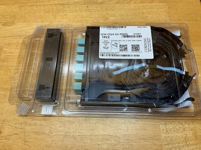 Corning CCH-CS24-E4-P00TE Pigtailed Splice Cassette 24F LC OM3
