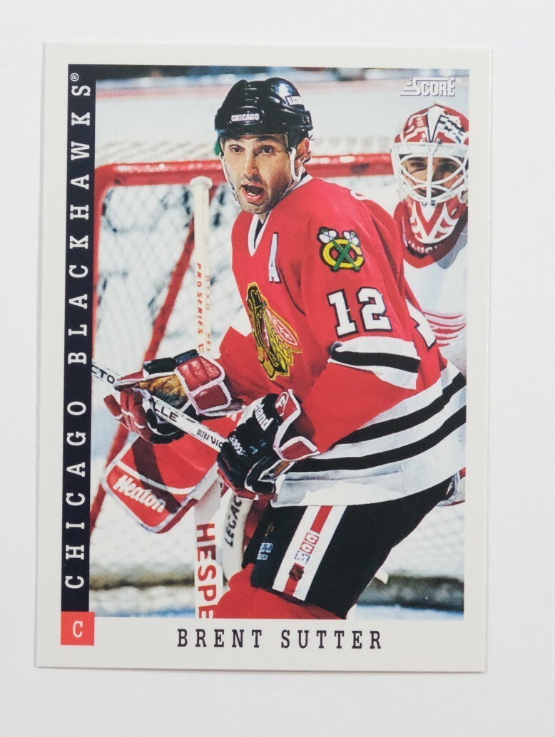 1993-94 Score Hockey Card #44 Brent Sutter