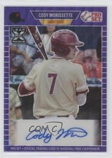 2021 Leaf Pro Set Metal 1989 Purple Wave 17/20 Cody Morissette #PA-CM1 Auto 04tw