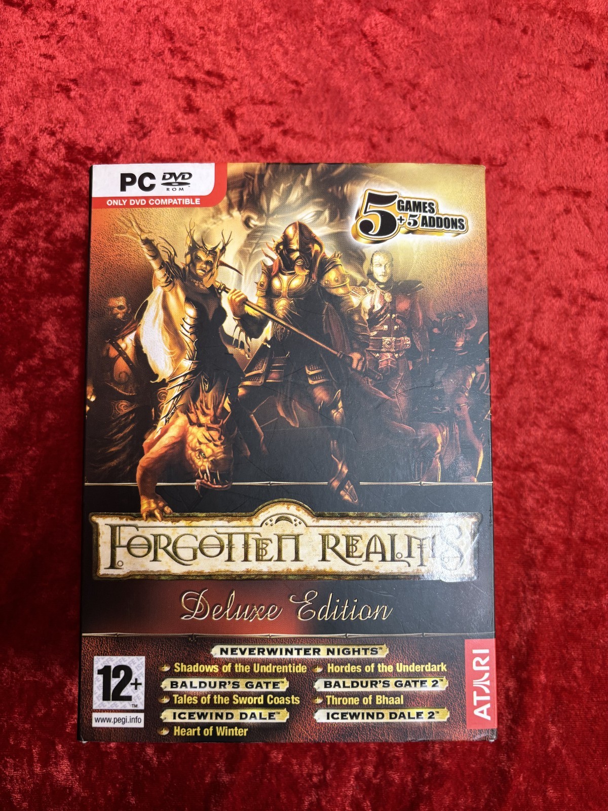 Forgotten Realms Deluxe Edition PC DVD Big Box Baldur’s Gate Icewind Dale NWN
