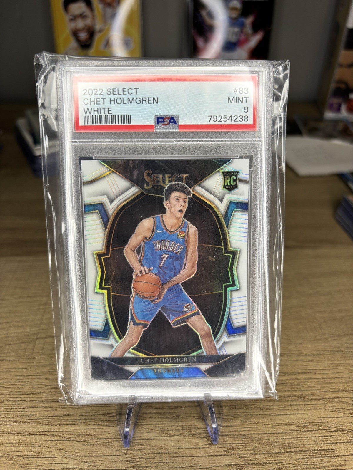 Chet Holmgren 2022 Select White Prizm Concourse PSA 9 Rc #83 Rookie /149