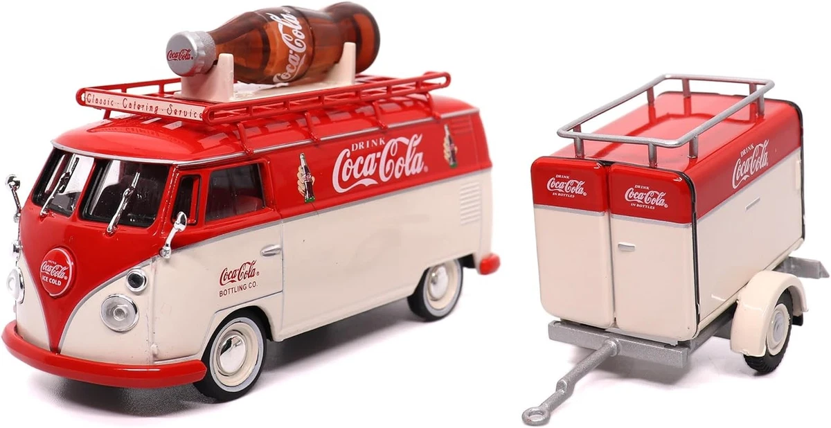 MOTOR CITY CLASSICS VOLKSWAGEN T1 combi 1960 avec bouteille sur le toit et r...