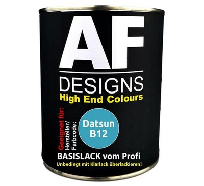 500ml Autolack für Datsun B12 Effect Aqua Metallic  Autolack Spritzfertig
