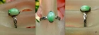BEAUTIFUL VINTAGE STERLING SILVER JADE OPENWORK BRAIDED DESIGN BAND RING SZ 7!