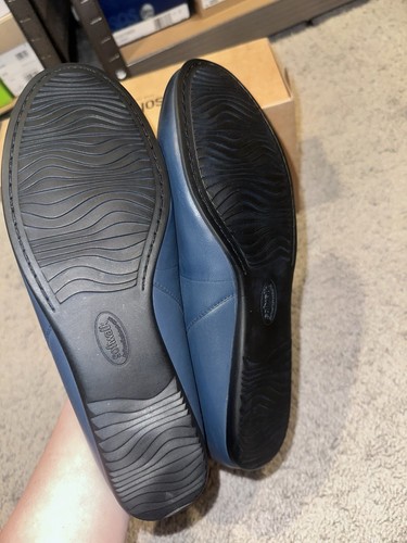 Softwalk Shoes Womens 9 Wide Sandy Slingback Navy Closed Toe Comfort Casual - Picture 5 of 6