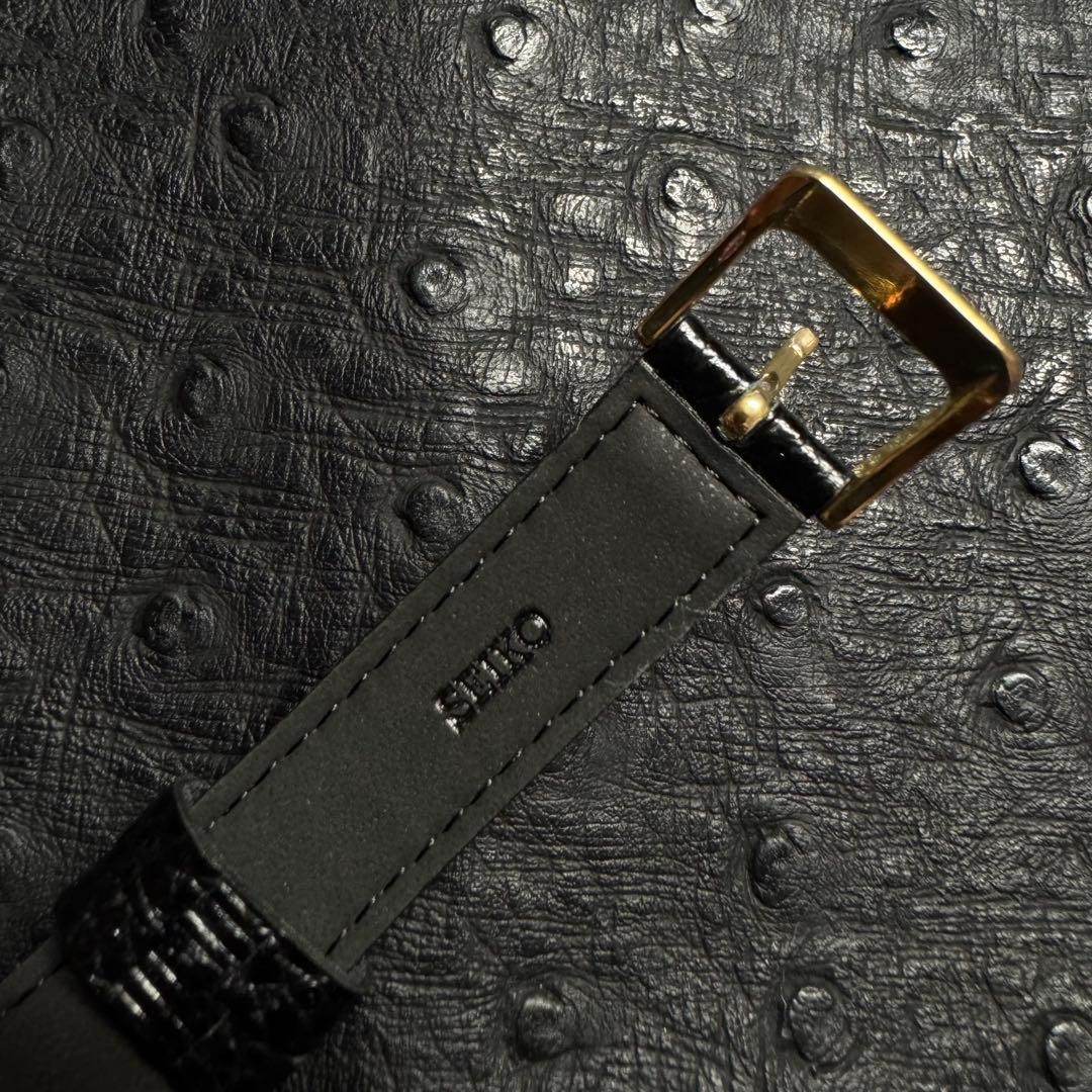 Seiko Vintage Rectangular Square Quartz Dress Wat… - image 5