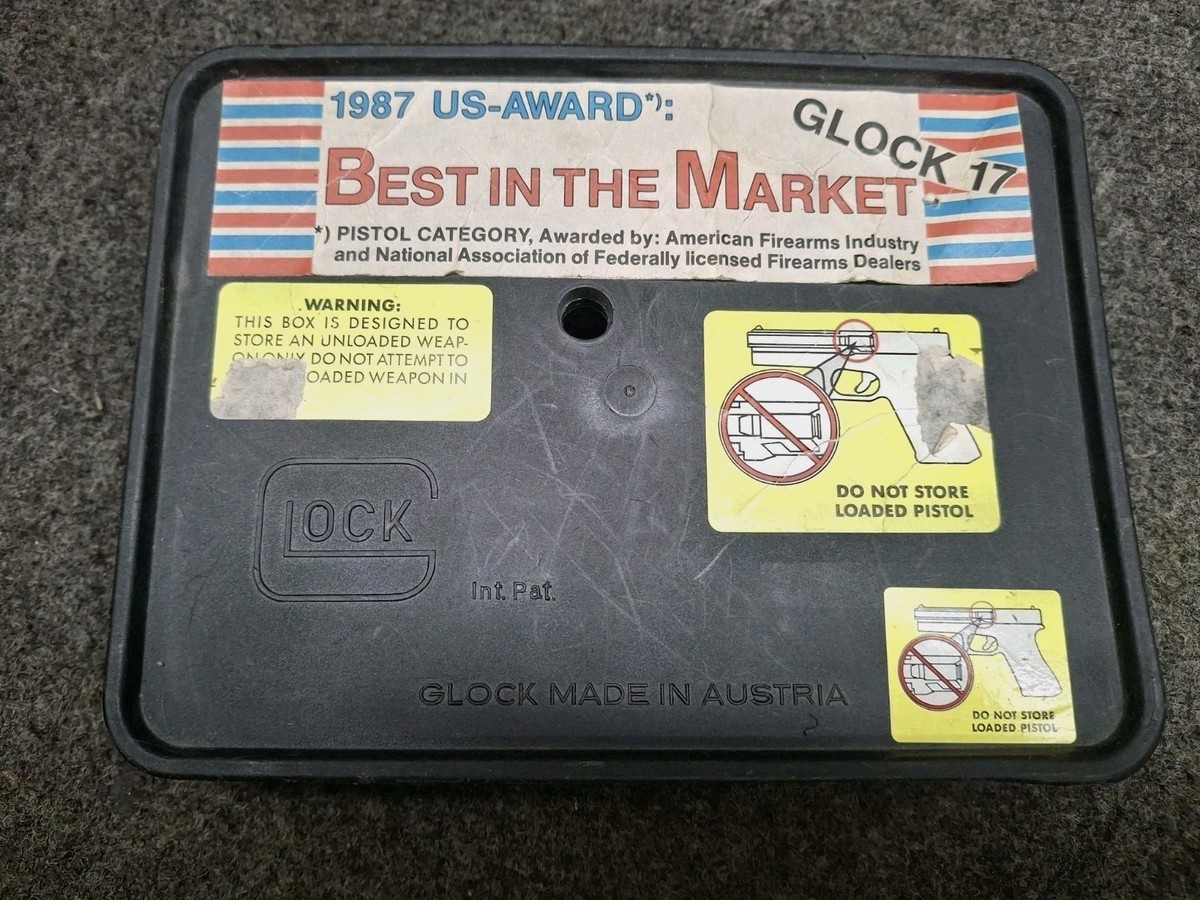 First Generation (1987) Glock 17 Factory Tupperware Pistol Case | eBay