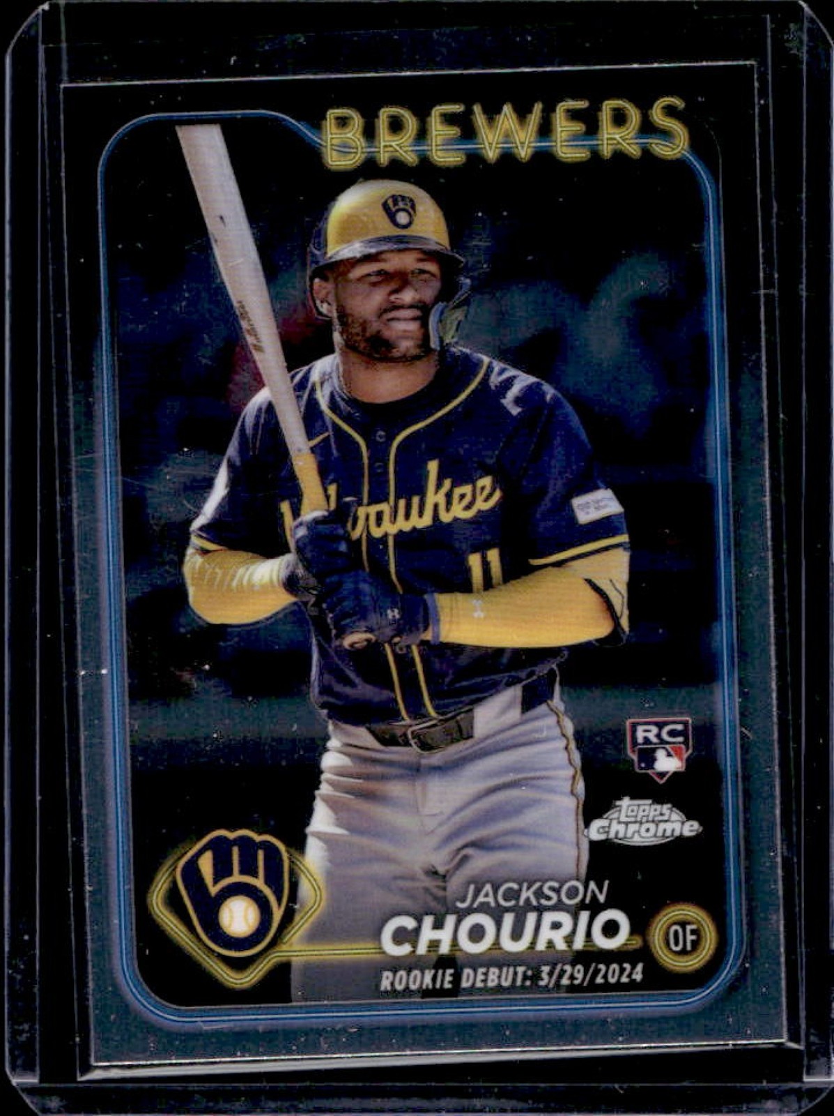 2024 Topps Chrome Update Jackson Chourio RC Rookie #USC30 Brewers