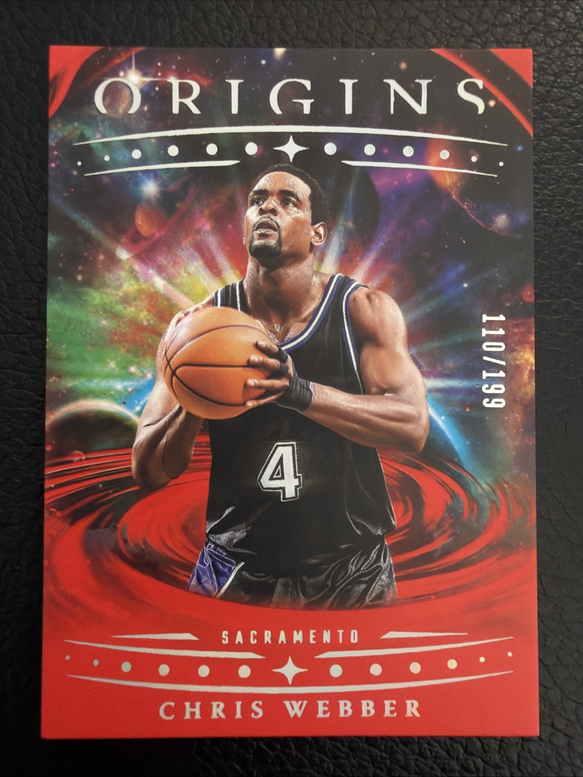 Chris Webber 2025-26 Panini Origins Basketball #100 Red Parallel /199