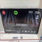 MSI RadiX AXE6600 WiFi 6E Tri-Band Gaming Router Unterstützung 2,5GHz/5GHz/6G (Regal)