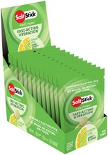 Saltstick Fastchews Chewable Electrolyte tablets POP: Box of 12 Bags, Lemon Lime