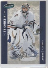 2005-06 Parkhurst Facsimile Auto 3/100 Ty Conklin #186 9bp