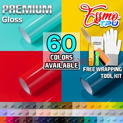 TPU Color Gloss PPF Paint Protection Film Dry Wet Apply Vinyl Wrap Air Release