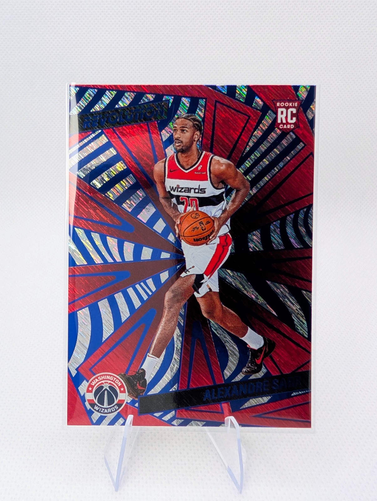2024-25 Panini Revolution - Rookies Alexandre Sarr #106 - Blue Storm (RC)