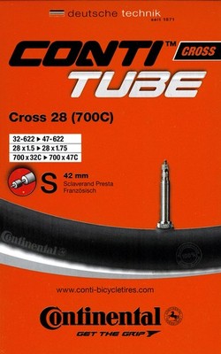 Continental Cross 28 (700C) Schlauch 28 Zoll SV (32/47-622) SV 42mm
