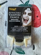 Spirit Retractable Vampire Fangs Halloween Costume Accessory